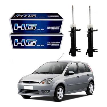 Imagem de Par Amortecedor Dianteiro Fiesta 1.0 1.6 2003 A 2006 - Nakata