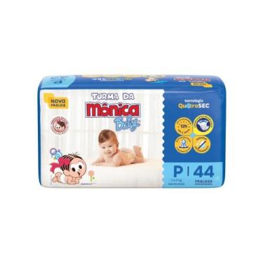 Imagem de Fralda Infantil Turma da Mônica Tripla Proteção Jumbo - - Huggies, P