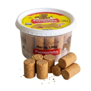Imagem de Paçoquinha Rolha Clamel Doce De Amendoim 60un Sem Glúten 1,08Kg