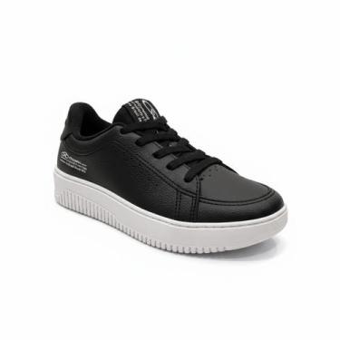 Imagem de Tênis Olympikus Eros Preto Meninos Casual Antiderrapante -, Preto, Bra