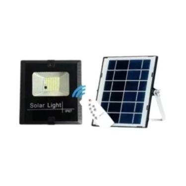 Imagem de Lâmpada Solar LED À Prova d'Água Para Exteriores, Holofote, Painel De 