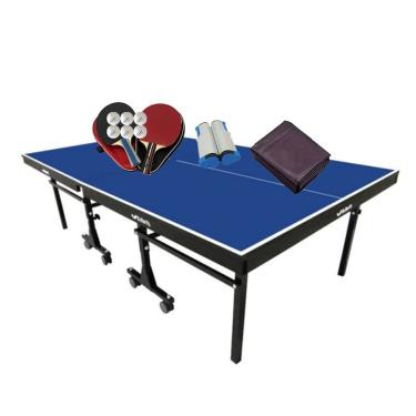 Imagem de MESA PING PONG 1008 KLOPF + 2 Kits c/ Estojos + Rede Retrátil + Capa