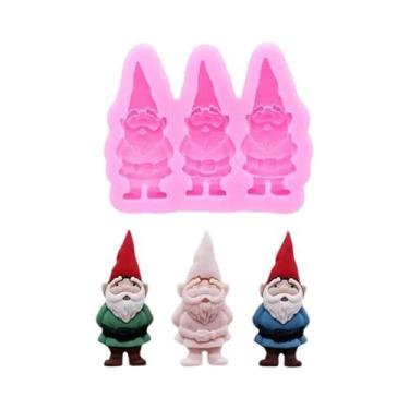 Imagem de Molde De Silicone Para Sinos De Natal, Boneco De Neve E Casa De Neve P