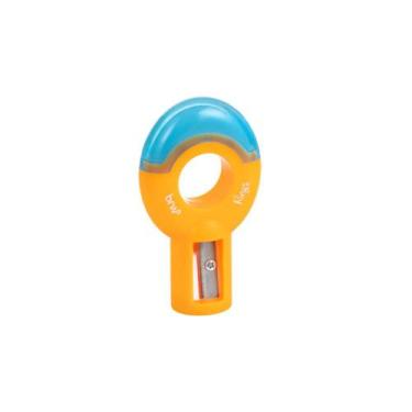 Imagem de Apontador Com Borracha Double Rings BRW, Laranja