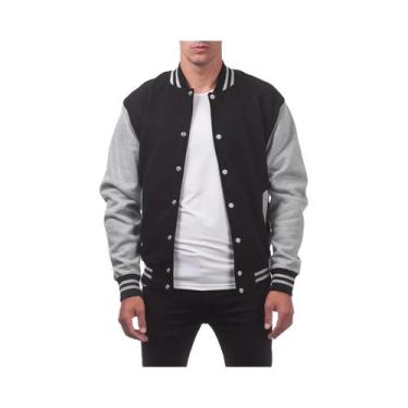Imagem de Jaqueta Bomber Casual Masculina plus Size Estilo Americano Tendência 2