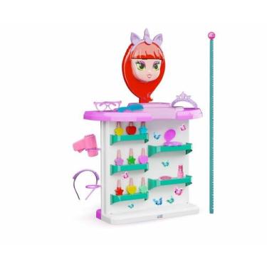 Imagem de Esmalteria infantil mini salao com penteadeira e acessorios - Magic To