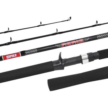 Imagem de Vara Pesca Carretilha Rapala AERIS 1,60m 10-30 Lbs Fibra Vidro Sólido 