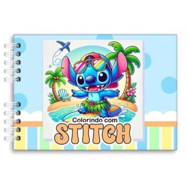 Imagem de Livro Stich para Colorir Com 48 Páginas Envio Rapido Caderno de Desenh