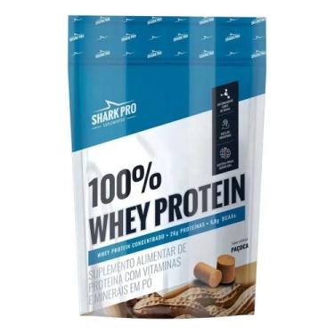 Imagem de Whey Protein 100% Shark Pro Pounch 900g, Paçoca