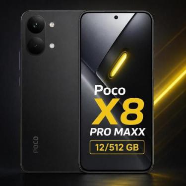 Imagem de Celular Xiaomi POCO X8 Pro Maxx de 512/12GB RAM de tela 6.83 50MP NFC 