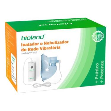 Imagem de Inalador E Nebulizador Rede Vibratória Bioland VP-M10 Com Acessórios C
