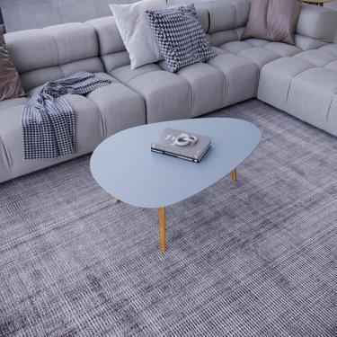 Imagem de Mesa de Centro Vesta Organica 100% MDF 35cm x 90cm x 60cm Cinza - Prev