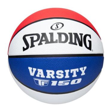 Imagem de Bola de Basquete Spalding Varsity Tf-150, Branco, 7