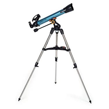 Imagem de CELESTRON_ Telescópio Refrator Inspire 70mm com adaptador para Smartphone, Azul, CEI70AZREF