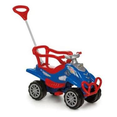 Imagem de Cross Turbo Calesita Azul - Carrinho de Passeio Infantil Com Alça de Proteção 