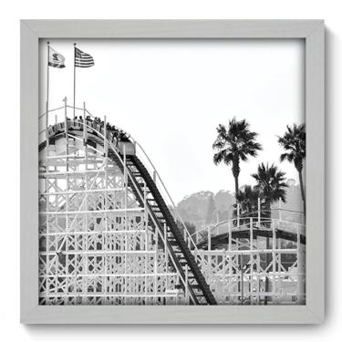 Imagem de Quadro Decorativo - Montanha Russa - 33cm x 33cm - 118qdpb