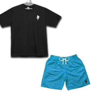 Imagem de Conjunto Tactel Short Bermuda Com Camiseta Dibre Esportes - Ad.Oficial