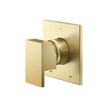 Imagem de Acabamento Monocomando para Chuveiro Docol New Edge 925972 3/4" Ouro Escovado