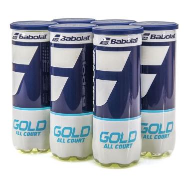 Imagem de Bola De Tênis Babolat Gold All Court - Pack C/6 Tubos