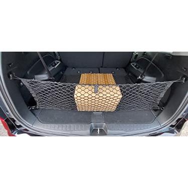 Imagem de Rede de carga elástica estilo envelope Floor+ para Honda Pilot 2016-2022 - Acessórios para carro - Organizador e armazenamento de porta-malas premium - Rede de carga para SUV - Organizador de veículos para Honda Pilot