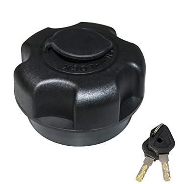 Imagem de RERPRO Tanque de combustível com tampa de combustível UTV com trava para Polaris RZR Ranger 900 1000 XP PRO XP Sportsman 570 800 tampa de combustível a gás com travamento antirroubo, substitua por# 5433687 5450389 5439075 Tampa de combustível com chave