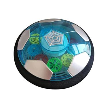 Imagem de Bola de futebol flutuante | Brinquedo de futebol flutuante de ar com luzes LED | Brinquedo de futebol suspenso, brinquedo de bola de futebol flutuante de ar interno ao ar livre para meninos Ngumms
