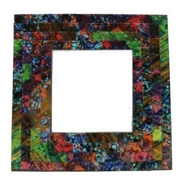 Imagem de Espelho Mosaico Decorativo 20x20 Cm