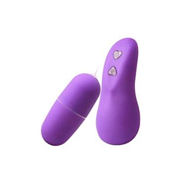 Imagem de Vibrador em Forma de Bala/Ovo Com Controle Remoto Sem Fio Brinquedos Sexuais Zatla Shop (Roxo)
