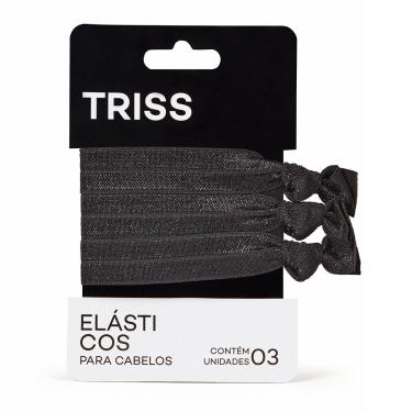 Imagem de Elásticos com Nó Triss/Needs Preto com 3 unidades 3 Unidades