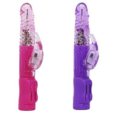 Imagem de Vibrador Rotativo Jack Rabbit Dupla Estimulação 22 cm Rosa