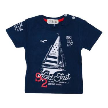 Imagem de Camiseta Infantil Menino Náutica  - Kiki&Mily