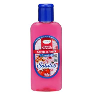 Imagem de Limpador Perfumado para Casa e Ambiente, Super Concentrado, Cereja e Avelã, 140ml Salutar
