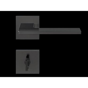 Imagem de Fechadura em Zamac Roseta Quadrada 502-55 Banheiro Sara Pado