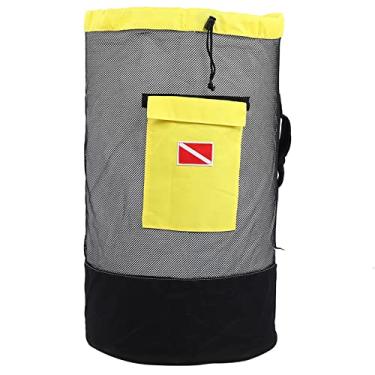 Imagem de Mochila De Mergulho De Grande Capacidade De 80 L, Com Design Leve E Durável Para Mergulho E Natação Ao Ar Livre(黑+黄)