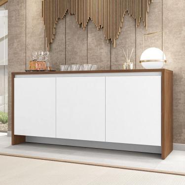 Imagem de Buffet 03 Portas 01 Gaveta Madrid Cedro Branco Casa D