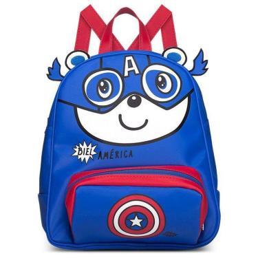 Imagem de Mochila Infantil Biel América Classic for Bags Cor Azul