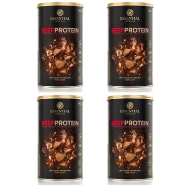 Imagem de Beef Protein Cacao 480G - Essential Nutrition - 4 Unidades