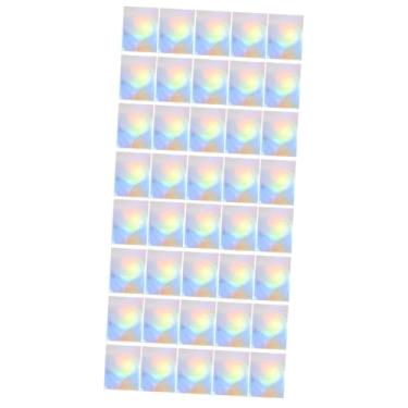 Imagem de 40 Peças adesivos de impressão a imprimível papel de etiqueta holográfica etiquetas adesivas etiqueta de preço adesivos imprimíveis Papel de impressão papel de digitação