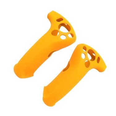 Imagem de Capa de silicone com 2 peças de proteção para PS VR2, gamepad controle de jogo antiderrapante almofada de silicone