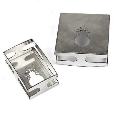 Imagem de Leadigol Lâmina de serra quadrada durável cortador de perfuração retangular de aço inoxidável para ferramenta de corte de furos, marcenaria, caixa de parede elétrica