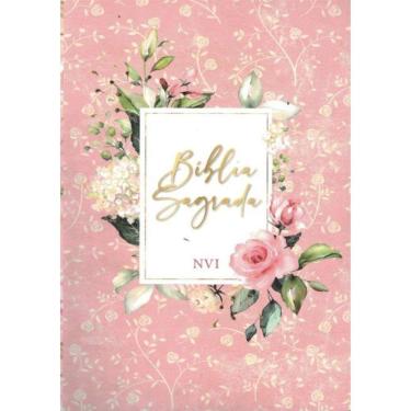 Imagem de Biblia Sagrada Flores Rosa - Nvi