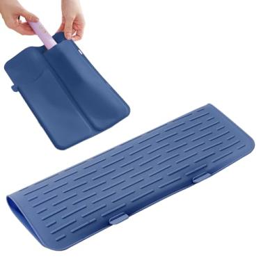 Imagem de Shakven Bolsa de chapinha, bolsa de chapinha | Bolsa de viagem com suporte de ferro de silicone para ferramentas de cabelo,Bolsa de esteira, suporte de ferro, bolsa de viagem, bolsa alisadora de