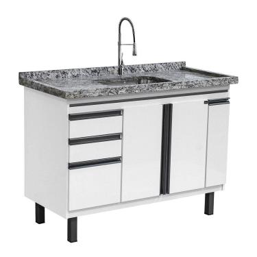 Imagem de Gabinete de cozinha Fortaleza para pia de 1,14 m