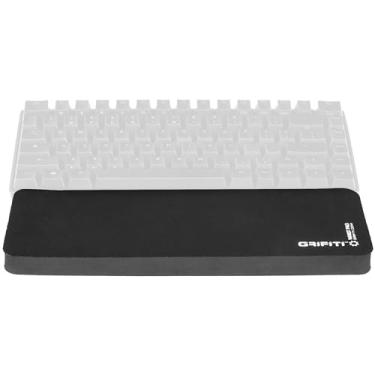 Imagem de Grifiti Fat Wrist Pad 30,5 cm x 10,18 cm x 1,9 cm descanso de teclado grosso pequeno ergonômico teclados de computador descansos de pulso de mão e palma suporte suporte túnel do carpo almofadas de descanso acessórios para jogos (largo 12 x 4 x 0,75)