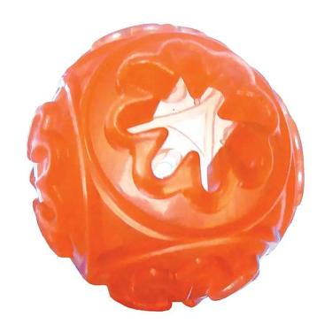 Imagem de Brinquedo Bola para Cães Totóys Bola porta ração e petiscos Snack Ball de Borracha Chalesco