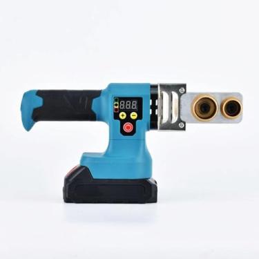 Imagem de HYZHANHONG Máquina de solda de tubo de água de plástico, máquina de solda de fusão de soquete portátil sem fio, máquina de solda a quente de tubo PPR recarregável para uso doméstico