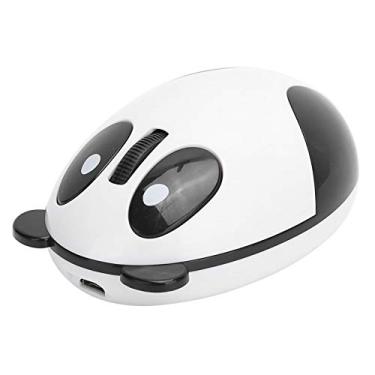 Imagem de Mouse Sem Fio de 2,4 GHz, Mouse de Computador óptico Em Formato de Panda Apresenta Distância Operacional de 10 M, Plug and Play, para OS X Andriod IOS