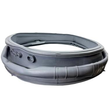 Imagem de MDS47123619 Junta de porta de arruela para máquinas de lavar LG de carga frontal - selo cinza substitui AP6236842, AGF75223080, 4511798, PS12081606 - Compatível com junta de porta LG