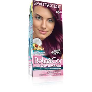 Imagem de Coloração Bela&Cor Sem Amônia - 66.26 Marsala