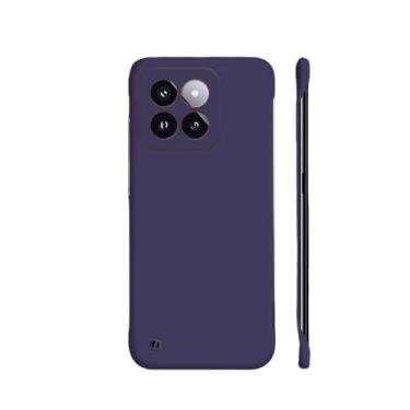 Imagem de Capa ultrafina sem moldura para PC para Xiaomi MI 14 13 Pro 12S 11 10 9T Pro colorida para Mi 13 11 Lite 5G capa dura fosca para telefone, roxo escuro, para Mi 9T